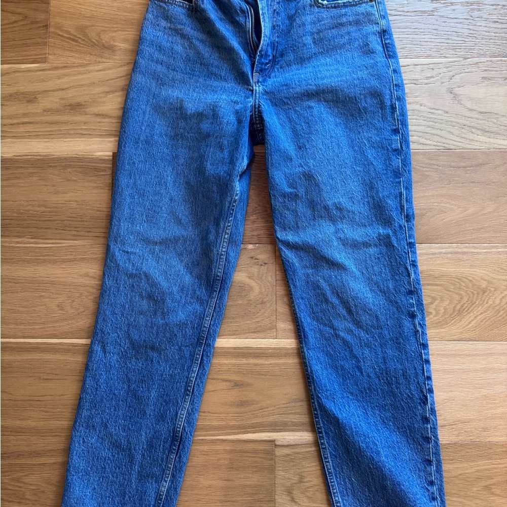 Abercrombie & Fitch Straight Leg Blue Jeans